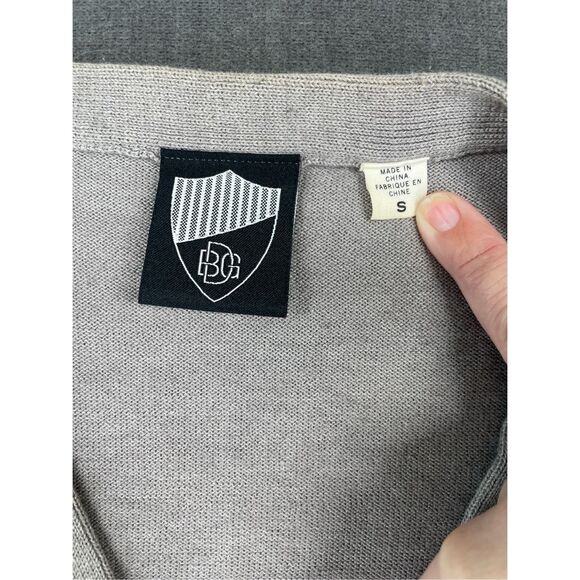 Preppy Varsity Stripe Cardigan BDG Women S Gray Button Up Collegiate Knit - Picture 2 of 10